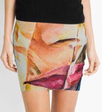 CRINKLE PORTRAIT Mini Skirt