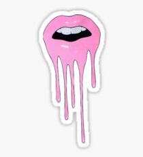 kylie jenner funny lips Sticker