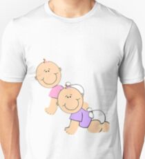 crawling babies Unisex T-Shirt