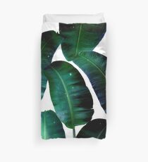 Funda nórdica Hojas de plátano cósmico #redbubble #lifestyle