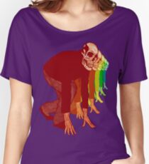 Racing Rainbow Skeletons Women's Relaxed Fit T-Shirt