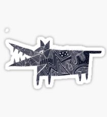 above the clouds Sticker