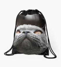 What Are you waiting for? Theres my chin Drawstring Bag