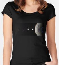 Juno Mission Tailliertes Rundhals-Shirt