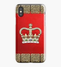 St. Edward's Crown - British Royal Crown iPhone Case/Skin
