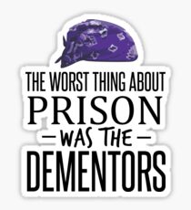 The Worst Thing About Prison was the Dementors Sticker