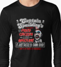 Captain Spaulding Fried Chicken & Gasoline Long Sleeve T-Shirt