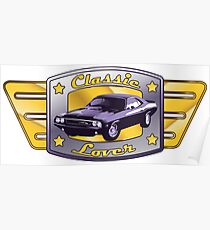 Classic Lover - Classic cars Poster