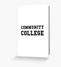Community College Greeting Card