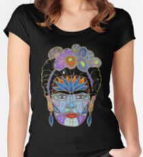 Frida Galactica Women's Fitted Scoop T-Shirt