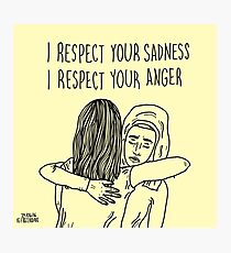 Sadness&Anger Photographic Print