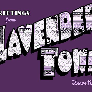 Artwork thumbnail, Greetings from Lavender Town by merimeaux