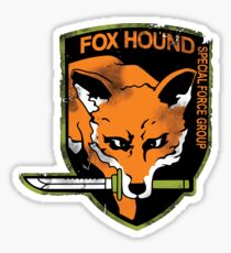 Foxhound Special Forces Group Metal Gear Solid Sticker