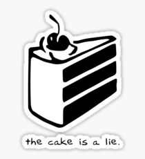 The Cake is a Lie Sticker