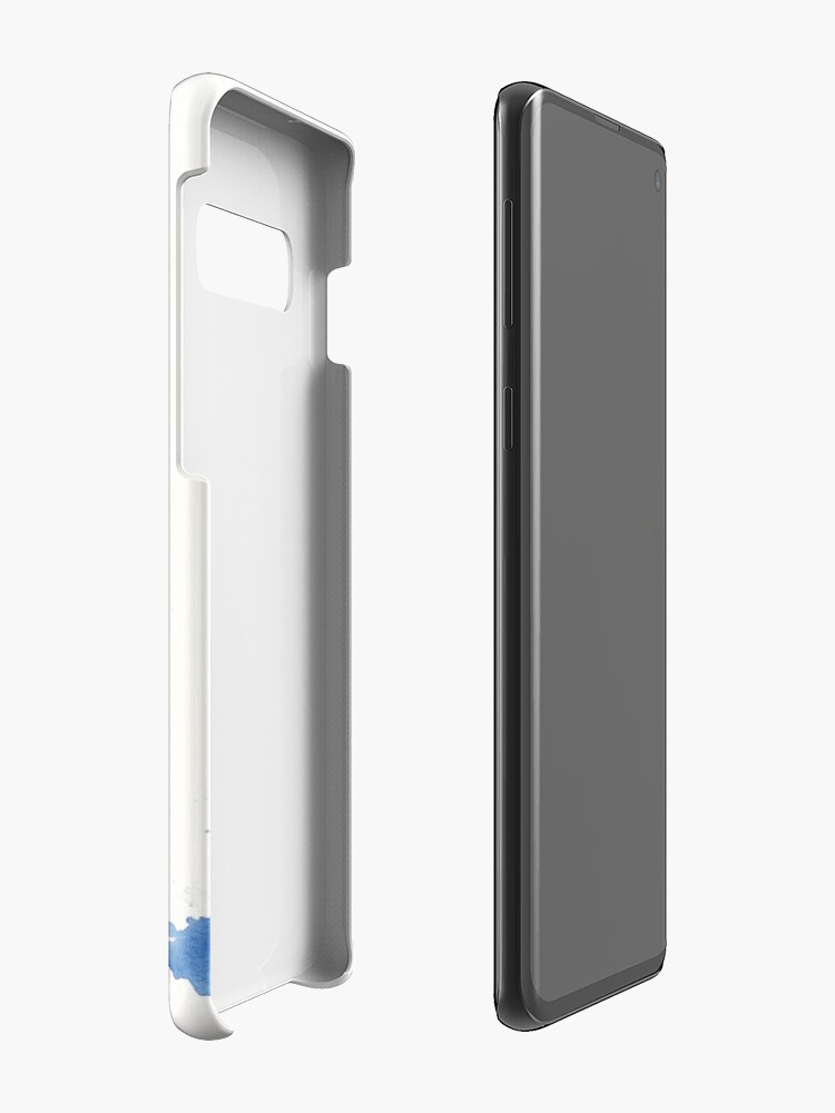 Alternate view of Blue Nebula Owl Case & Skin for Samsung Galaxy