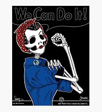 Rosie: We Can Do It! Photographic Print
