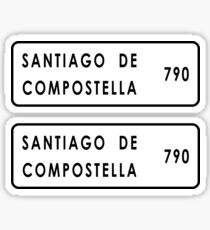 Santiago De Compostella 790 Sticker