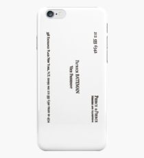Patrick Bateman's Card iPhone 6s Case