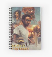 Childish Gambino - Because the Internet Art Spiral Notebook