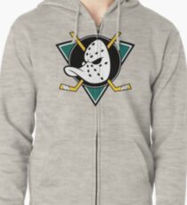 Sudadera con capucha y cremallera Los poderosos patos
