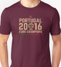 Camiseta ajustada Camisetas de campeones de Portugal Euro 2016, etc. ID-2