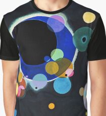 Abstract Kandinsky Painting black and blue Graphic T-Shirt