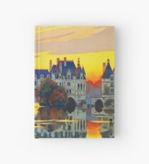 Chenonceaux, French Travel Poster Hardcover Journal