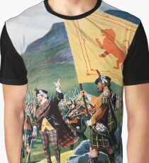 Deeside, British Travel Poster Graphic T-Shirt