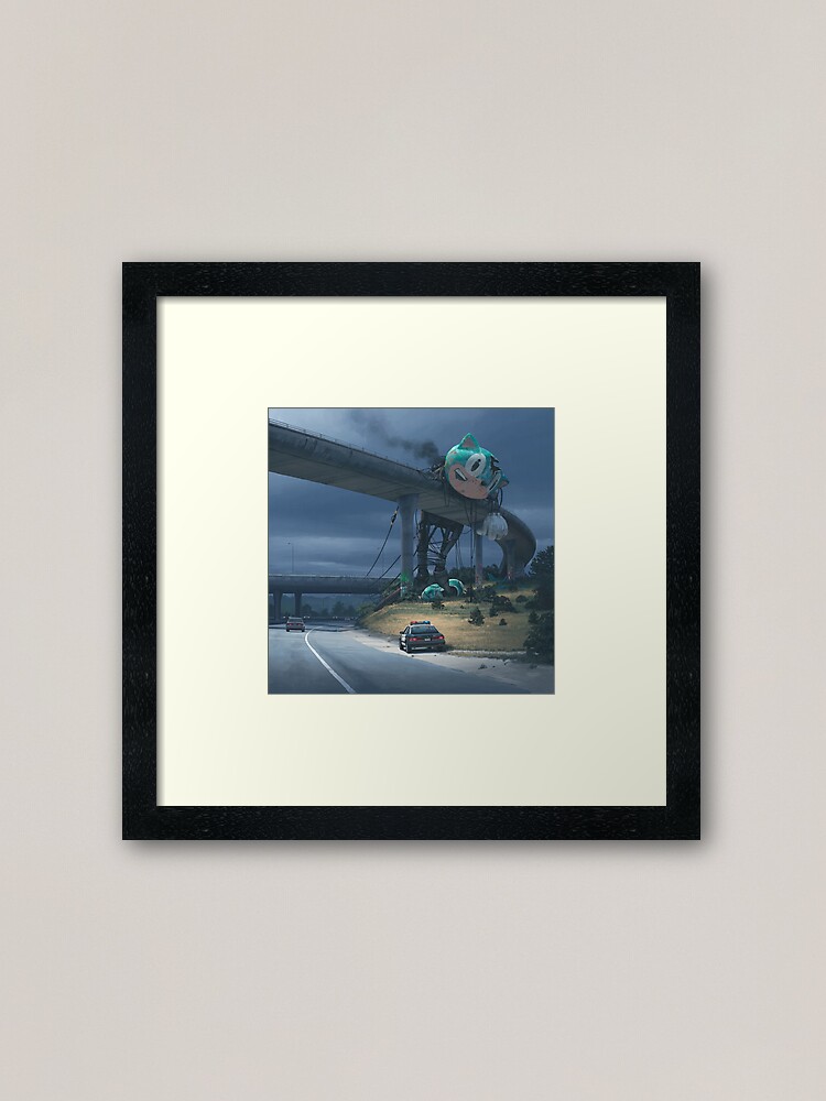 Alternate view of Incident On The Edge Of Town Framed Art Print