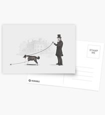 Walking The Dog Postcards