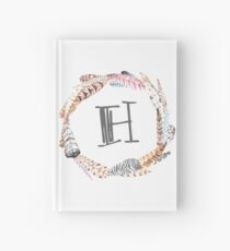 Feather Monogram H Hardcover Journal