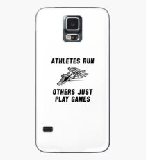 Athleten laufen Hülle & Klebefolie für Samsung Galaxy