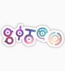 Unown "Bitch" Sticker