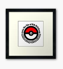 pokemon ash ketchum Framed Print