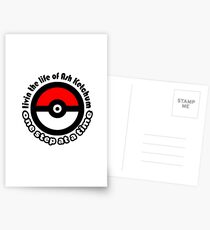 pokemon ash ketchum Postcards