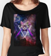 Illuminati space cat warrior Women's Relaxed Fit T-Shirt