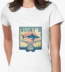 Quint's Shark Fishing Women's Fitted T-Shirt