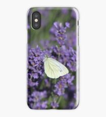Butterfly on Lavender iPhone Case