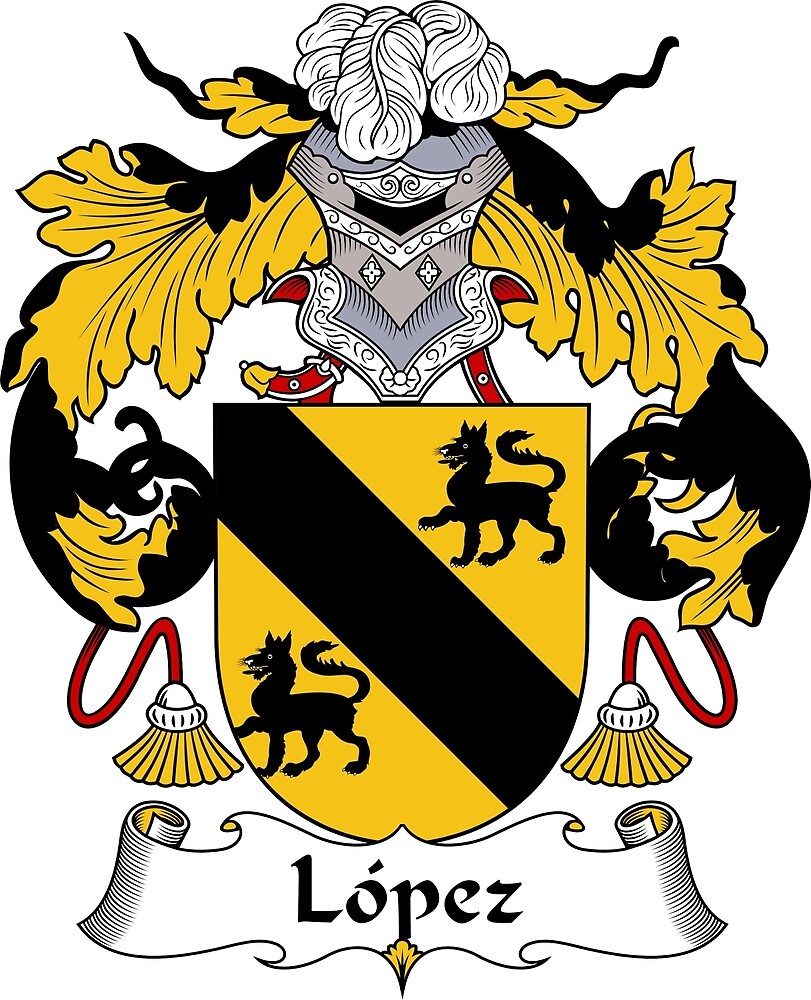 "Lopez Coat of Arms/Family Crest" by William Martin | Redbubble