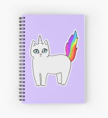 Cuaderno de espiral Rebel the Unicorn Cat - De pie