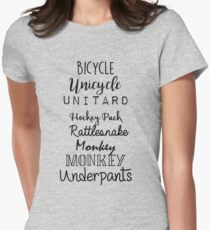 Gilmore Girls - Bicycle Unicycle Women's Fitted T-Shirt