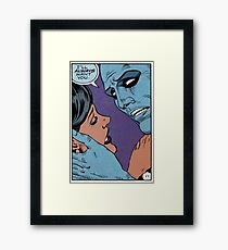 Silk Spectre und Dr. Manhattan (Ich werde dich immer lieben) Gerahmtes Wandbild