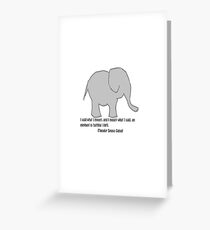 Faithful Elephant Greeting Card