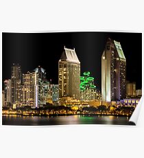 San Diego Skyline Poster