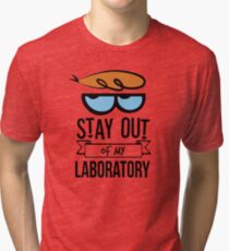 Stay Out of My Laboratory - Dexter Tri-blend T-Shirt