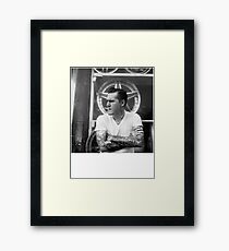 Brian Fallon Black & White Framed Print