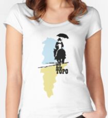 Der Maulwurf - metaphysischer Westen von Jodorowsky (farbig) Tailliertes Rundhals-Shirt