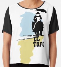 Der Maulwurf - metaphysischer Westen von Jodorowsky (farbig) Chiffontop