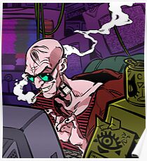 Cyberpunk Hacker Poster