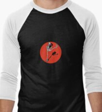Skelett Kickboxer Men's Baseball ¾ T-Shirt